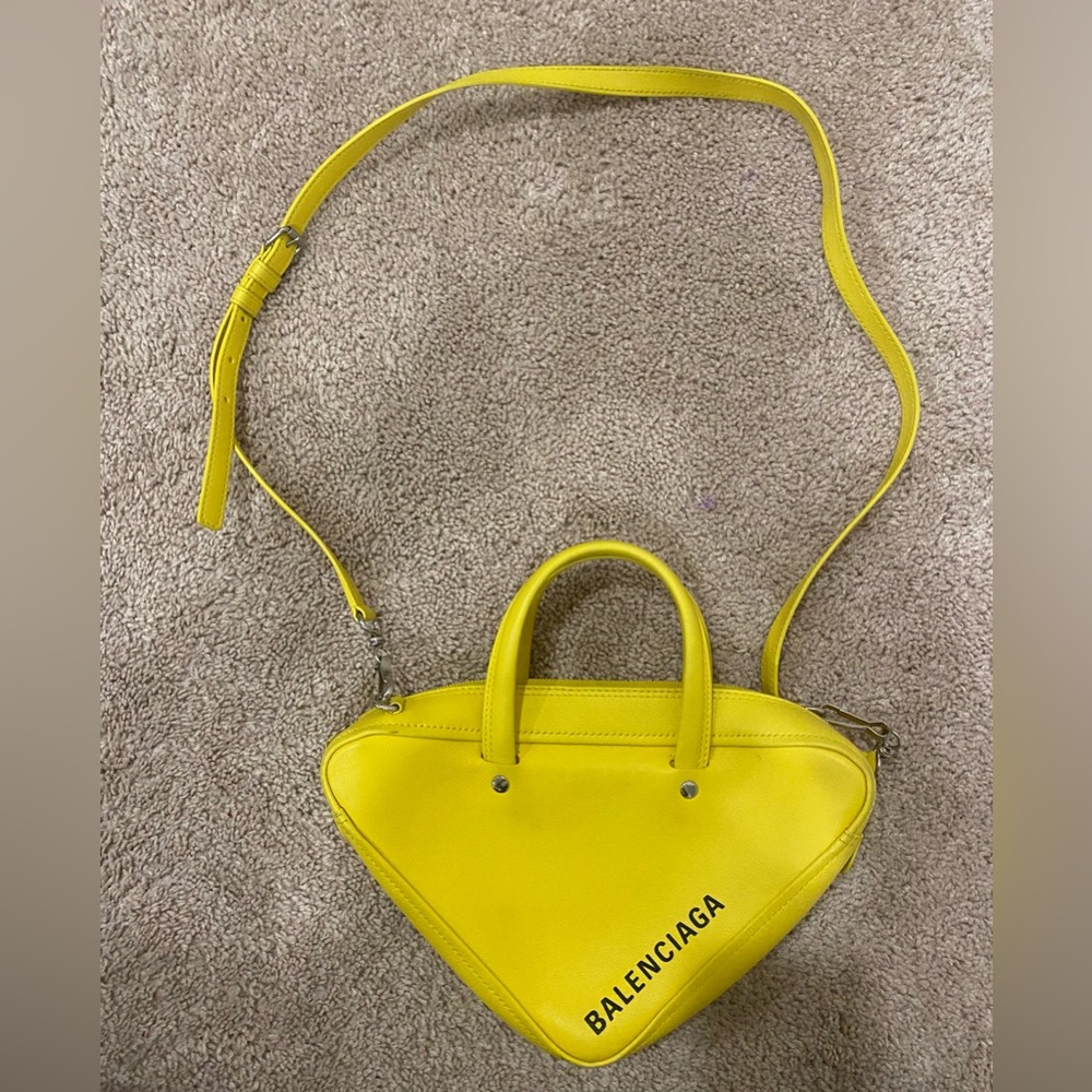 Balenciaga triangle duffle handbag